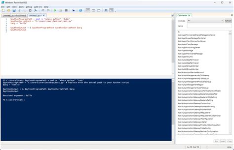 can i write python in powershell