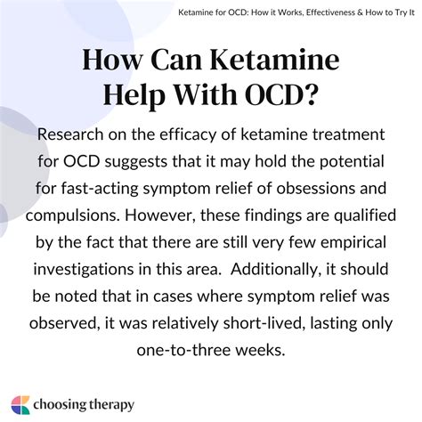 can ketamine help with ocd