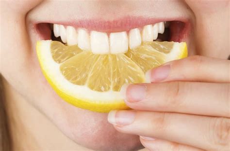 can lemon water make your teeth whiter