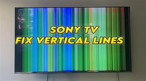 Can Lines On Tv Screen Be Fixed