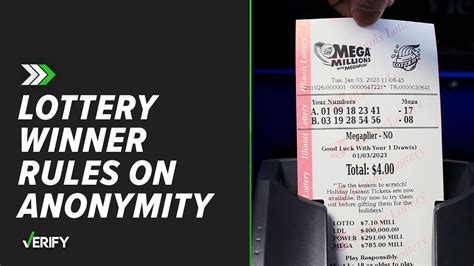 can lottery winners remain anonymous in ohio