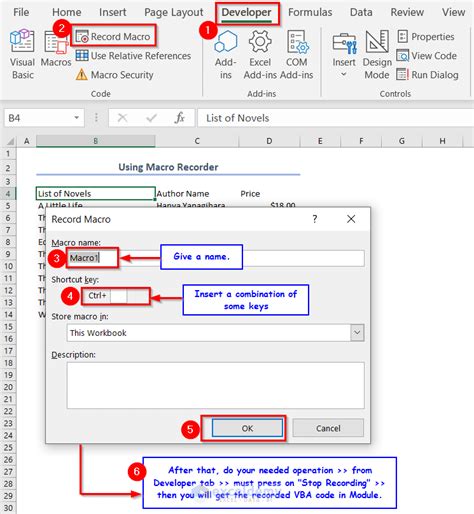 can macro record outside of excel