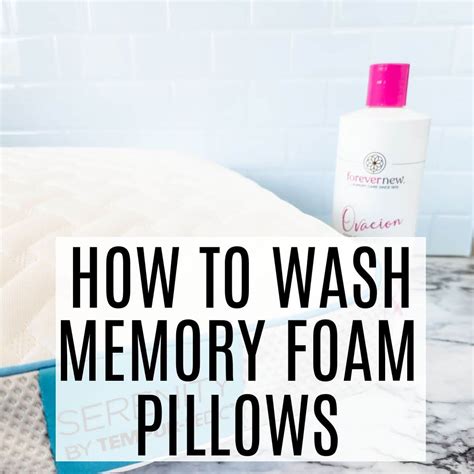 Can Memory Pillows Be Washed