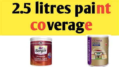 Can Of Paint Covers How Much