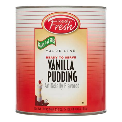 Can Of Vanilla Pudding