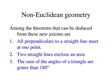 can parallel lines meet in non euclidean geometry