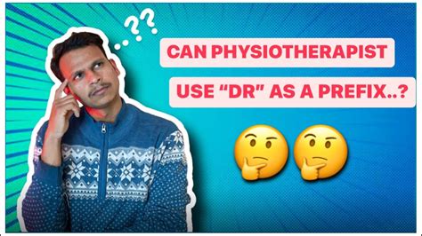 can physiotherapist use dr in india