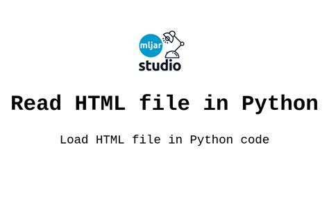 can python read html file