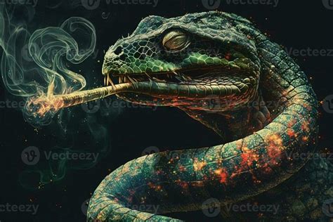 can snakes smoke weed