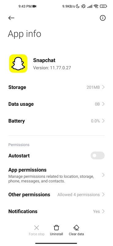 can snapchat glitch and says opened