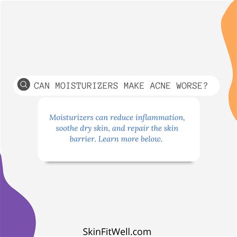 Can Some Moisturizers Cause Acne