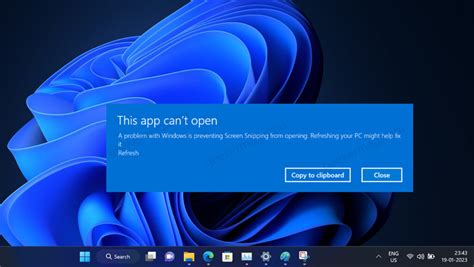 can t open any programs windows 11
