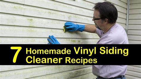 can tide and vinegzr be used to clean vinyl siding