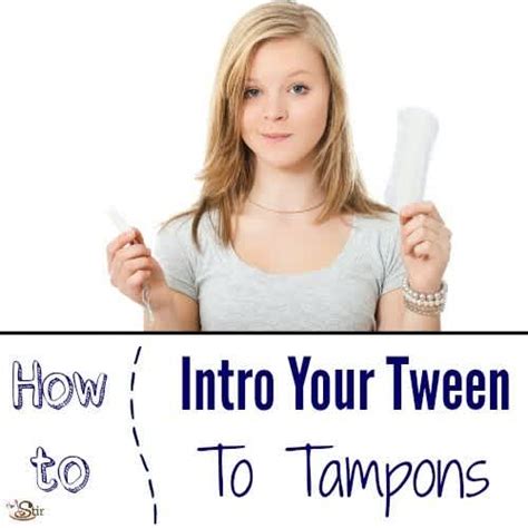 Can Tweens Wear Tampons