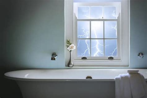 Can U Take A Bath In A Thunderstorm