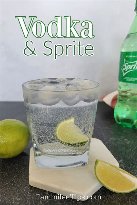 Can Vodka Be Mixed With Sprite