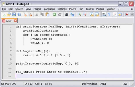 can we code python in notepad