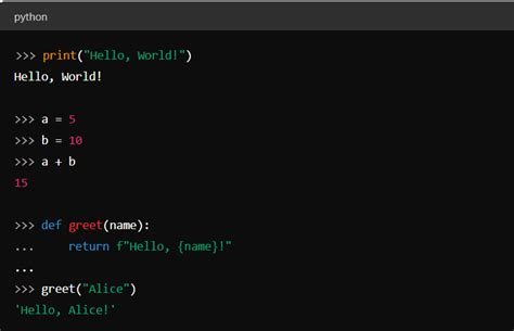 can we create programs in python interactive mode
