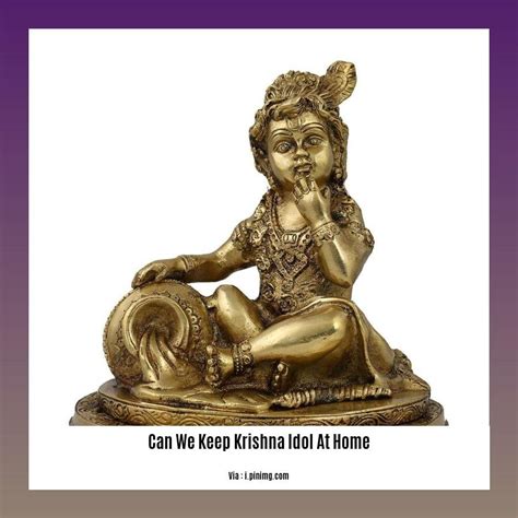 Can We Keep Krishna Idol In Bedroom