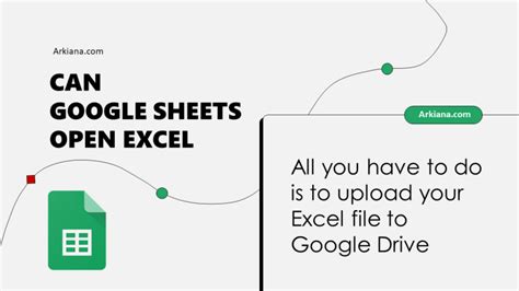 can we open excel file in google sheets