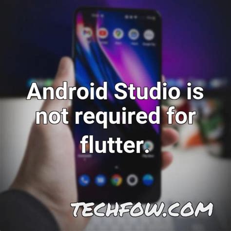 can we use flutter without android studio