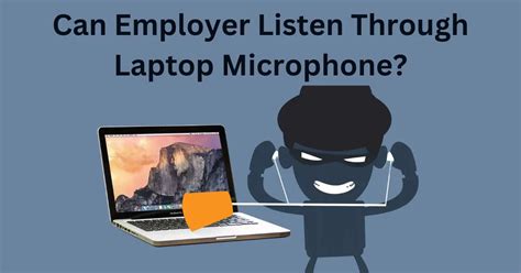 can work listen through laptop