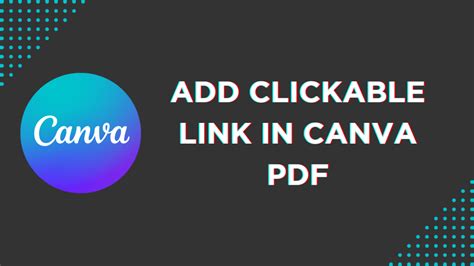 can you add a clickable link to a pdf