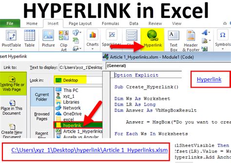 can you add hyperlink in excel