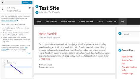 can you add your own code to wordpress