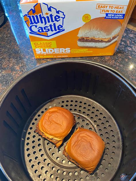can you air fry white castle sliders