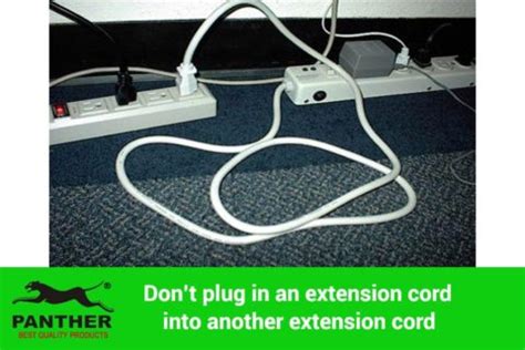 can you attach an extension cord to another extension cord