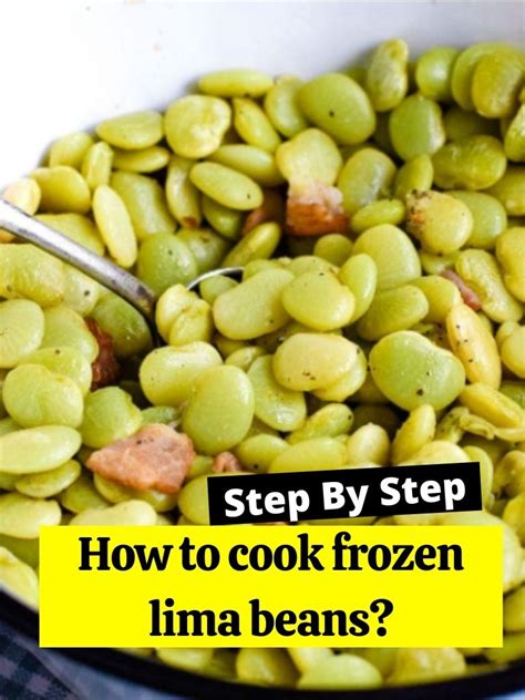 can you bake frozen lima beans