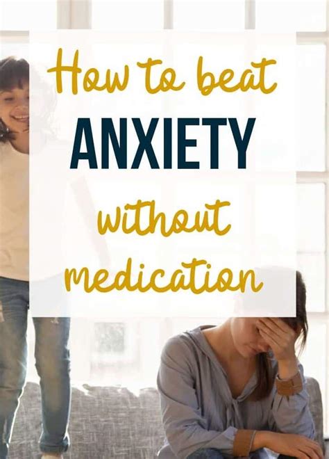 can you beat anxiety without meds