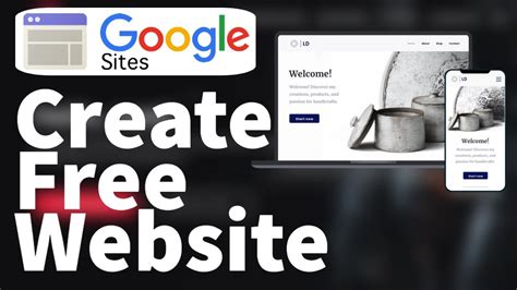 can you build a website with google