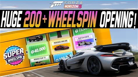 can you buy wheelspins in forza horizon 5