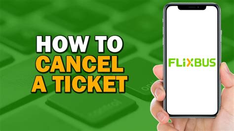 can you cancel flixbus tickets