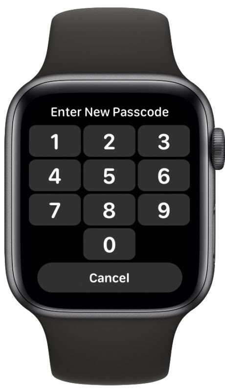 can you change apple watch passcode