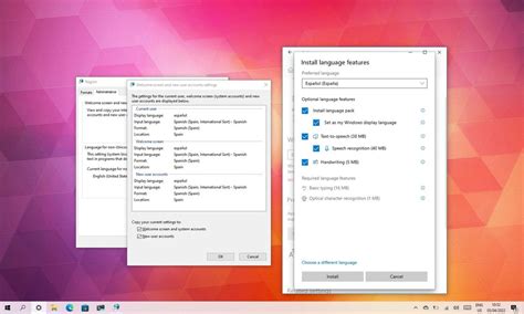 can you change system language in windows 10