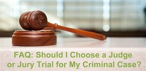 can you choose trial by judge