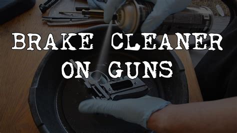 Can You Clean Paint Guns With Brake Cleaner