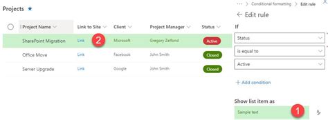 can you color code columns in sharepoint list