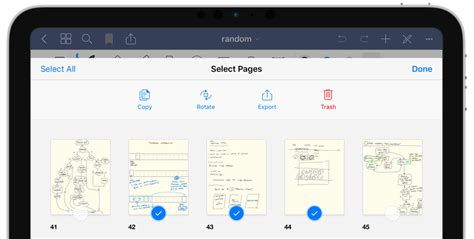 can you combine notebooks in goodnotes
