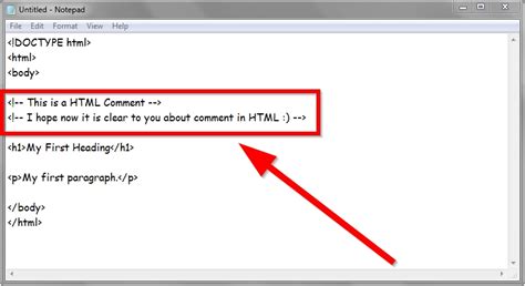 can you comment in html