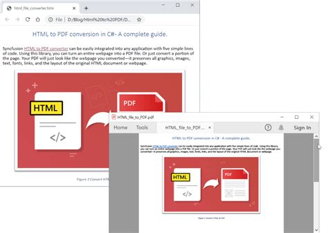 can you convert html to pdf
