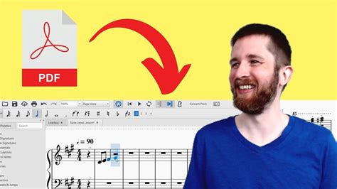 can you convert pdf into musescore project