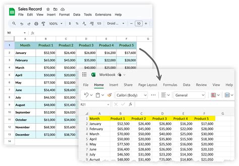 can you copy from google sheets to excel