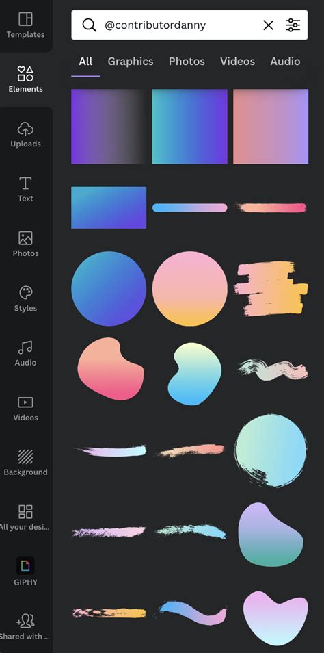 can you create a custom gradient in canva