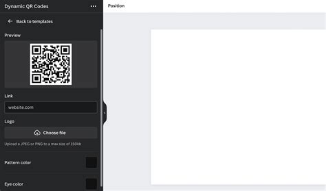 can you create a dynamic qr code in canva