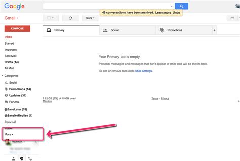 can you create email folders in gmail