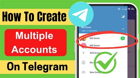 can you create multiple.telegram accounts with one number